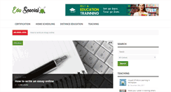 Desktop Screenshot of edu-special.com